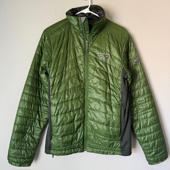 Mountain Hardwear Other - Mountain Hardwear Mens Green Hybrid Quilted Puffer Jacket OM4418 Medium